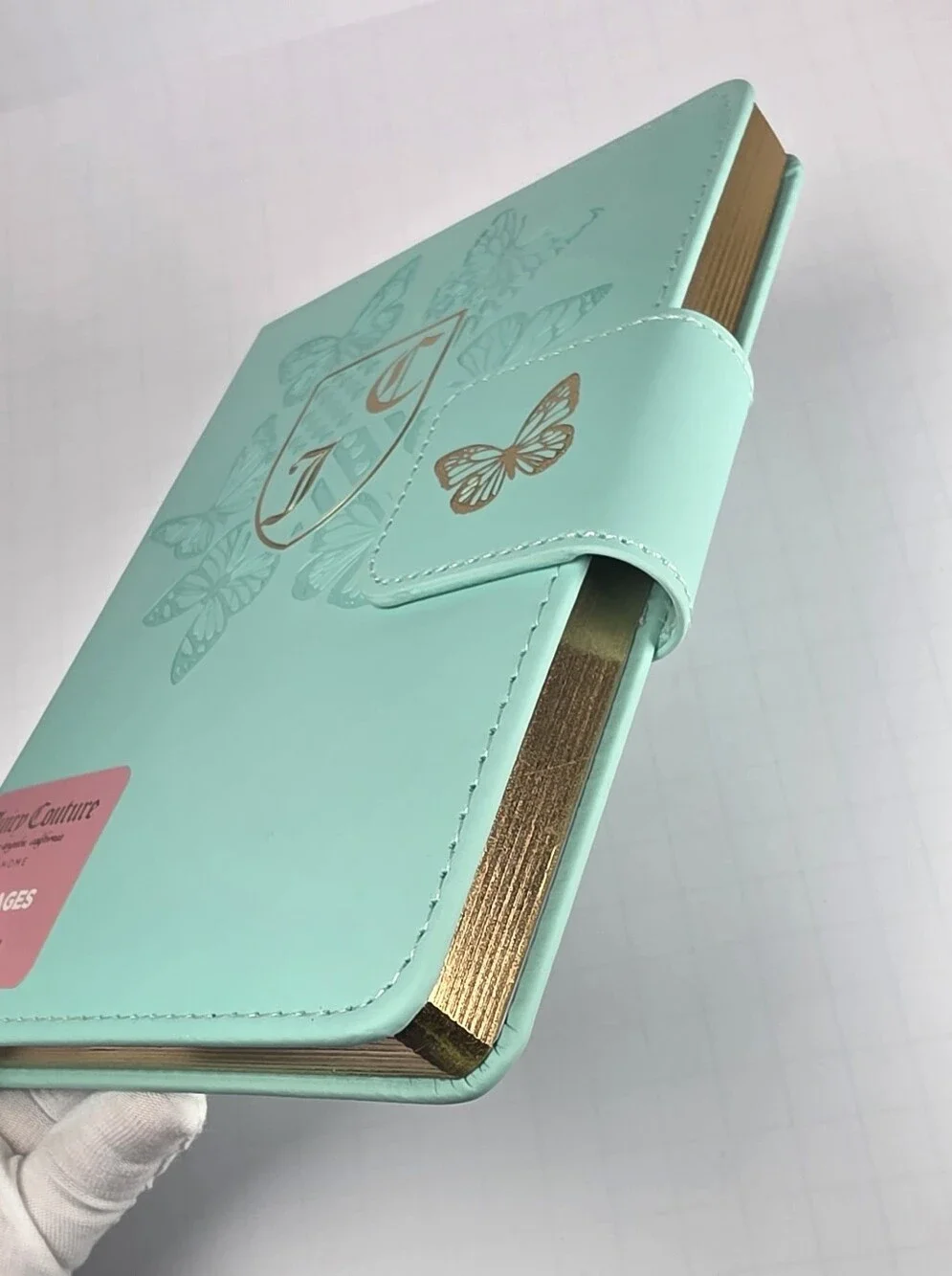 Juicy Couture Journal - Mint with Gold Logo